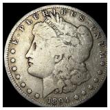 1894-O Silver Morgan Dollar LIGHTLY  CIRCULATED