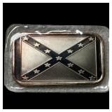 1oz .999 Fine Silver Bar Flag Design HIGH  GRADE