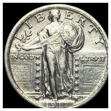 1917 Type 2 Standing Liberty Quarter  UNCIRCULATE
