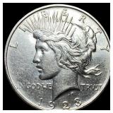 1923-D Peace Silver Dollar CLOSELY  UNCIRCULATED