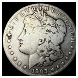 1903-S Silver Morgan Dollar LIGHTLY  CIRCULATED