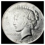 1934-D Silver Peace Dollar CLOSELY  UNCIRCULATED