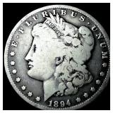 1894-O Silver Morgan Dollar LIGHTLY CIRCULATED