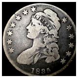 1835 Capped Bust Half Dollar NICELY CIRCULATED