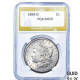 1899-O Morgan Silver Dollar PGA MS66