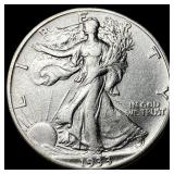 1933-S Silver Walking Liberty Half Dollar  CLOSEL