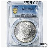1886 Morgan Silver Dollar PCGS MS63
