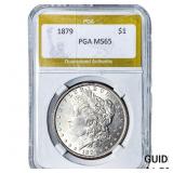 1879 Morgan Silver Dollar PGA MS65