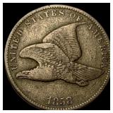 1858 Flying Eagle Cent CLOSELY UNCIRCULATED