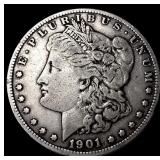 1901-S Silver Morgan Dollar NEARLY UNCIRCULATED