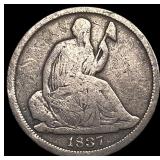1837 Seated Liberty Half Dime NICELY  CIRCULATED