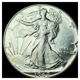 1942-D Silver Walking Liberty Half Dollar  UNCIRC