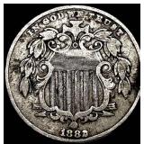 1882 Shield Nickel LIGHTLY CIRCULATED