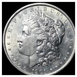 1901 Morgan Silver Dollar CLOSELY  UNCIRCULATED