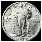 1918-S Silver Standing Liberty Quarter CHOICE  BU