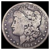 1894-S Silver Morgan Dollar LIGHTLY  CIRCULATED