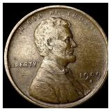 1909-S Lincoln Wheat Cent NEARLY UNCIRCULATED