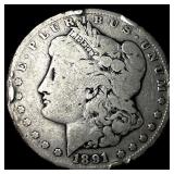 1891-CC Silver Morgan Dollar NICELY CIRCULATED