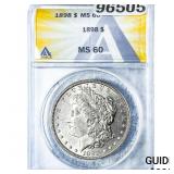1898 Morgan Silver Dollar ANACS MS60