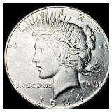 1934-D Silver Peace Dollar CHOICE AU