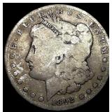 1892-S Morgan Silver Dollar NICELY CIRCULATED