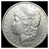 1878 Rev 79 Silver Morgan Dollar CLOSELY  UNCIRCU