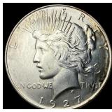 1927-D Peace Silver Dollar CHOICE BU