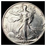 1943-S Silver Walking Liberty Half Dollar  CHOICE