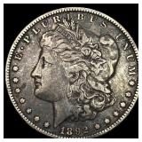 1892 Morgan Silver Dollar LIGHTLY CIRCULATED