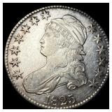 1825 Silver Capped Bust Half Dollar CHOICE AU