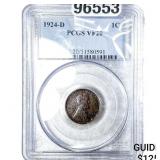 1924-D Wheat Cent PCGS VF20