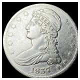 1837 Capped Bust Half Dollar LIGHTLY  CIRCULATED