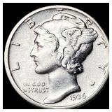 1936-D Mercury Dime CHOICE BU