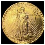 1924 Gold $20 Saint-Gaudens Double Eagle  UNCIRCU
