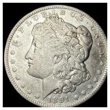 1891-O Silver Morgan Dollar NEARLY  UNCIRCULATED