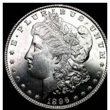 1896 Morgan Silver Dollar NEARLY UNCIRCULATED