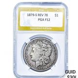 1879-S Rev 78 Morgan Silver Dollar PGA F12