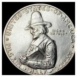 1920 Silver Pilgrim Half Dollar CHOICE AU