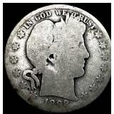 1892-S Silver Barber Half Dollar NICELY CIRCULATED