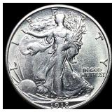 1918-S Silver Walking Liberty Half Dollar CLOSELY