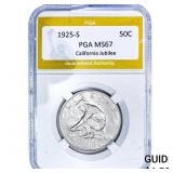 1925-S Jubilee Half Dollar PGA MS67