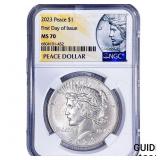 2023 Silver Peace Dollar NGC MS70