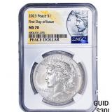 2023 Silver Peace Dollar NGC MS70