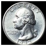 1932-D Silver Washington Quarter CLOSELY UNCIRCULA