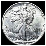 1937-S Silver Walking Liberty Half Dollar CLOSELY