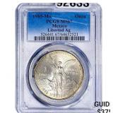 1985Mo Mexico Silver 1 Onza Libertad PCGS MS67