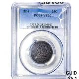 1834 Capped Bust Quarter PCGS VF20