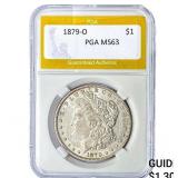 1879-O Morgan Silver Dollar PGA MS63