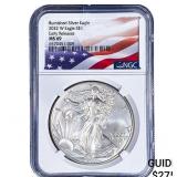 2022-W Silver Eagle NGC MS69 Burnished