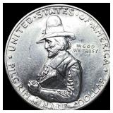 1920 Silver Pilgrim Tercentenary Half Dollar CLOSE